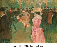 Toulouse Art Print - At The : The Dance