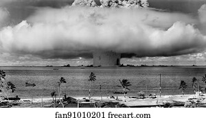 State Art Print - Atomic Bomb