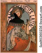 Au Art Print - Au Quartier Latin