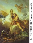 Nancy Art Print - Aurore Et Céphale. / Aurora And Cephalus