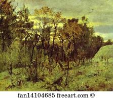 Autumn Evening Art Print - Autumn Evening. Domotcanovo