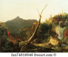 1827 Art Print - Autumn Landscape (Mount Chocorua)