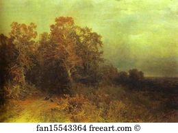 1869 Oil On Canvas The Museum Of Russian Art Art Print - Autumn