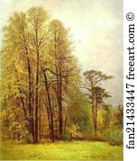 1892 Oil On Canvas The Russian Museum Art Print - Autumn