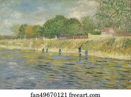 Bank Art Print - Bank Of The Seine