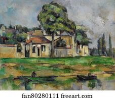 Bank Art Print - Banks Of The Marne