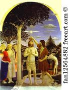 Baptism Art Print - Baptism Of Christ