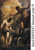 162 Art Print - Baptism Of Christ