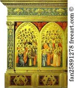 1334 Art Print - Baroncelli Polyptych. Detail, Left Part
