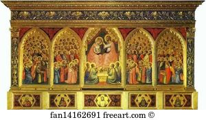 1334 Art Print - Baroncelli Polyptych