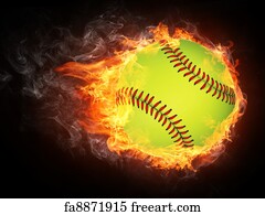 Free Softball Art Prints and Wall Artwork | FreeArt