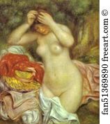 Arrangement Art Print - Bather Arranging Her Hair