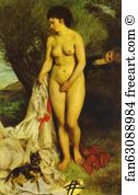 Brazil Art Print - Bather (La Baigneuse Au Griffon)
