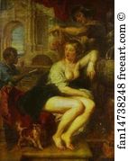 Bathsheba Art Print - Bathsheba At The Fountain