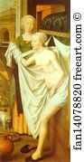 Hans Memling Art Print - Bathsheba