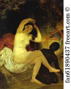 1832 Oil On Canvas The Tretyakov Gallery Art Print - Bathsheba