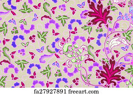 Download Free Art Print Of Beautiful Pink Batik Patterns Beautiful Pink Batik Patterns Of Traditional Thailand Freeart Fa30890484