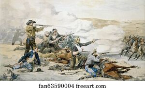 Frederic Art Print - Battle Of Beecher's Island