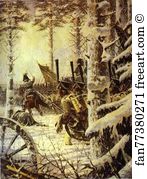 Charging Art Print - Bayonet Charge. "hurrah! Hurrah! "