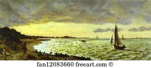 Georgia Art Print - Beach At Sainte-Adresse