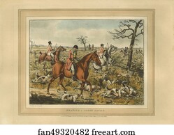 Henry Art Print - Beating A Gorse Cover