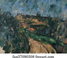 Bend Art Print - Bend Of The Road At The Top Of The Chemin Des Lauves