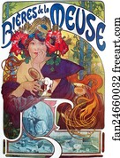 Bieres De La Meuse Art Print - Bieres De La Meuse