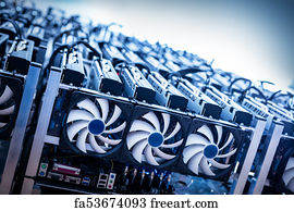 Free Bitcoin Mining Art Prints And Wall Artwork Freeart - 