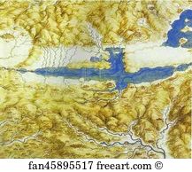 Windsor Art Print - Bird's-Eye View Of A Landscape