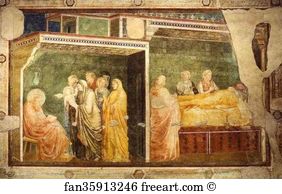 The Naming Of John Art Print - Birth And Naming Of John The Baptist