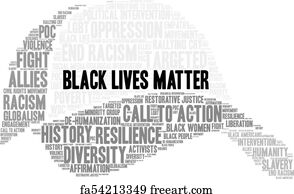 Free Art Print Of Black Lives Matter Word Cloud. Black Lives Matter ...