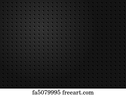 Free art print of Black metallic peg board perforated texture