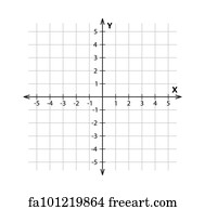 Free art print of Blank cartesian coordinate system in two dimensions ...