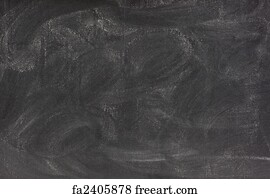 blank chalkboard with eraser smudges