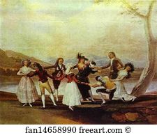 Spain Art Print - Blind's Man Bluff
