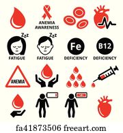 Free art print of Sickle cell anemia. Medical illustration ...