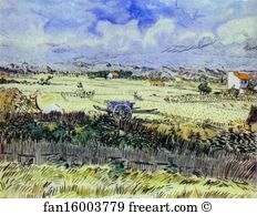 Cart Art Print - Blue Cart