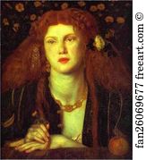 Oil On Panel Museum Of Fine Arts Art Print - Bocca Baciata