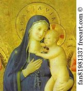 Bosco Art Print - Bosco Ai Frati Altarpiece. Detail