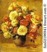 St Rose Art Print - Bouquet Of Roses (Bouquet De Roses)