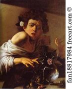 Caravaggio Art Print - Boy Bitten By A Lizard