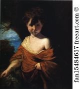 Holding Art Print - Boy Holding A Bunch Of Grapes