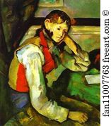 Buhrle Art Print - Boy In A Red Waistcoat