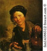 Seller Art Print - Boy Selling Kvass
