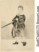Sword Art Print - Boy With The Sword
