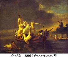 Nicolaes Maes Art Print - Boys Bathing