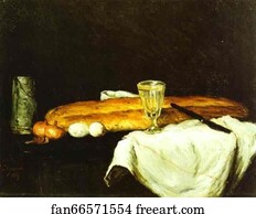 Egg Art Print - Bread And Eggs