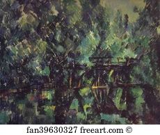 1888 90 Art Print - Bridge And Pool