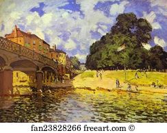 Court Art Print - Bridge At Hampton Court