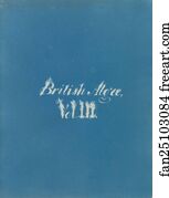 Title Art Print - British Algae, Vol. Iii [Title Page]